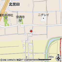 愛媛県伊予郡松前町北黒田325-3周辺の地図