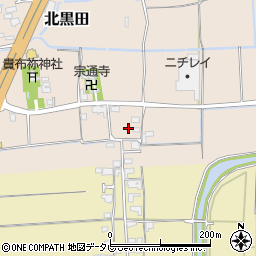愛媛県伊予郡松前町北黒田325-1周辺の地図