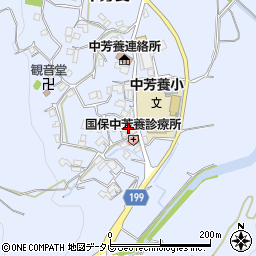 和歌山県田辺市中芳養1805周辺の地図