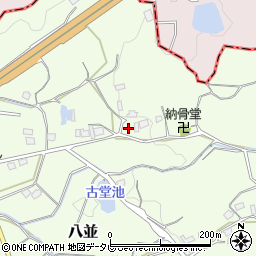福岡県福津市八並1367周辺の地図