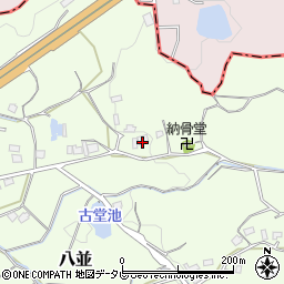 福岡県福津市八並1366周辺の地図