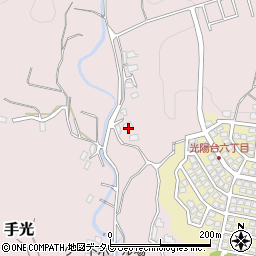 福岡県福津市手光940周辺の地図