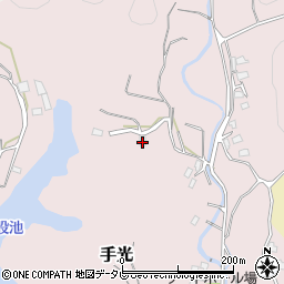 福岡県福津市手光2434-5周辺の地図