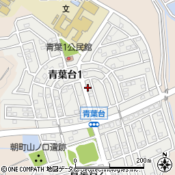 福岡県宗像市青葉台1丁目周辺の地図