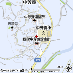 和歌山県田辺市中芳養1813周辺の地図