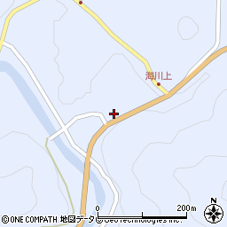 徳島県那賀郡那賀町海川ミヤノクボ周辺の地図