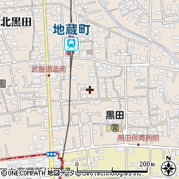 愛媛県伊予郡松前町北黒田755-8周辺の地図