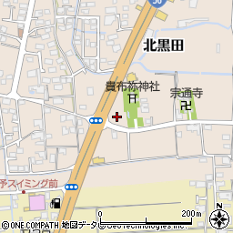 愛媛県伊予郡松前町北黒田342-2周辺の地図