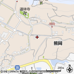 和歌山県日高郡みなべ町熊岡135周辺の地図