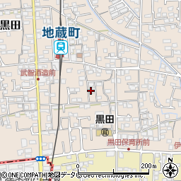 愛媛県伊予郡松前町北黒田750-2周辺の地図