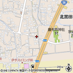 愛媛県伊予郡松前町北黒田361-1周辺の地図