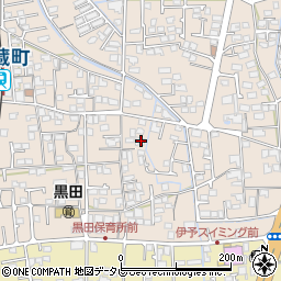 愛媛県伊予郡松前町北黒田444-3周辺の地図