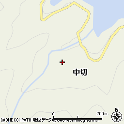 高知県土佐郡大川村中切252周辺の地図