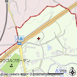 福岡県福津市八並1445周辺の地図