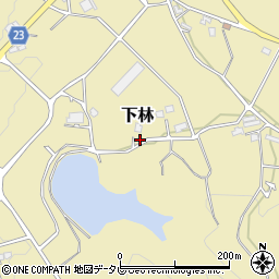 愛媛県東温市下林甲-1296周辺の地図