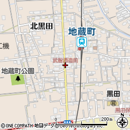 武智酒造前周辺の地図