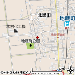 愛媛県伊予郡松前町北黒田844-5周辺の地図