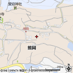 和歌山県日高郡みなべ町熊岡289周辺の地図