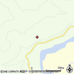 高知県長岡郡大豊町葛原218周辺の地図