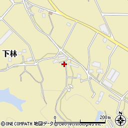 愛媛県東温市下林1243周辺の地図