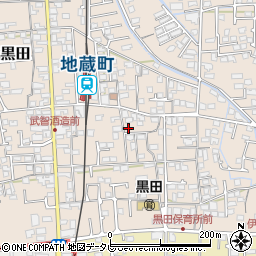 愛媛県伊予郡松前町北黒田749-1周辺の地図
