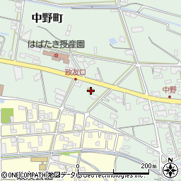 ファミリーマート松山中野町店周辺の地図