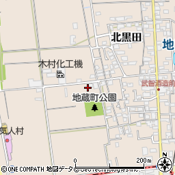 愛媛県伊予郡松前町北黒田846-2周辺の地図