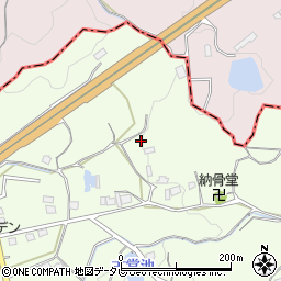 福岡県福津市八並1409-2周辺の地図