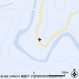 徳島県那賀郡那賀町海川ホシコエ56-3周辺の地図
