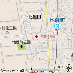愛媛県伊予郡松前町北黒田820-3周辺の地図