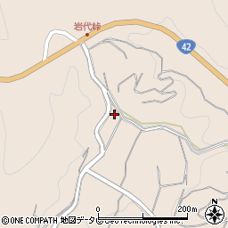 和歌山県日高郡みなべ町山内191周辺の地図