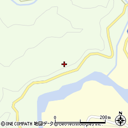 高知県長岡郡大豊町葛原203周辺の地図