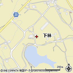 愛媛県東温市下林甲-1303周辺の地図