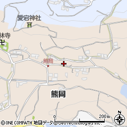 和歌山県日高郡みなべ町熊岡250周辺の地図