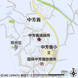 和歌山県田辺市中芳養1904周辺の地図
