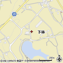 愛媛県東温市下林1303周辺の地図