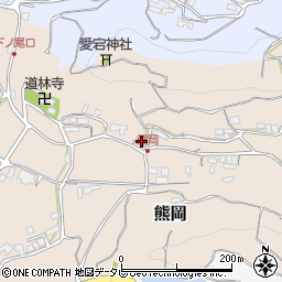 和歌山県日高郡みなべ町熊岡128周辺の地図