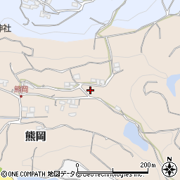 和歌山県日高郡みなべ町熊岡262周辺の地図