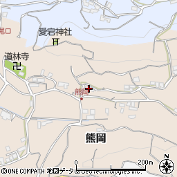 和歌山県日高郡みなべ町熊岡249周辺の地図