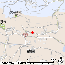和歌山県日高郡みなべ町熊岡245周辺の地図