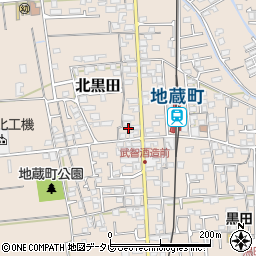 愛媛県伊予郡松前町北黒田1002周辺の地図