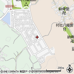 福岡県宗像市朝野396周辺の地図