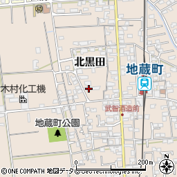 愛媛県伊予郡松前町北黒田998-3周辺の地図