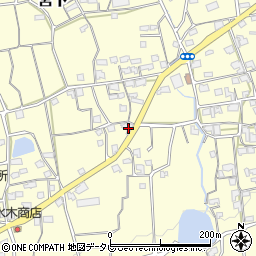 愛媛県伊予市宮下353周辺の地図
