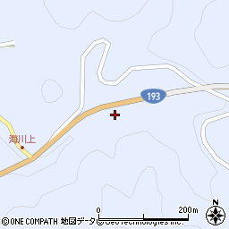 徳島県那賀郡那賀町海川ハシスメ周辺の地図