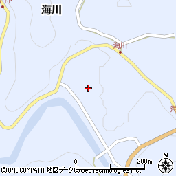徳島県那賀郡那賀町海川周辺の地図