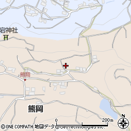 和歌山県日高郡みなべ町熊岡232周辺の地図