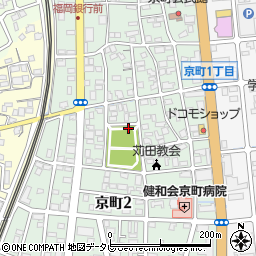 福岡県京都郡苅田町京町周辺の地図