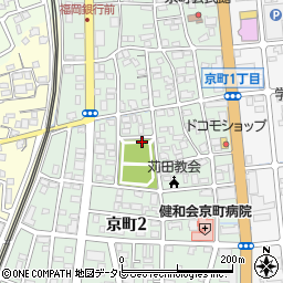 福岡県苅田町（京都郡）京町周辺の地図