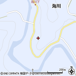 徳島県那賀郡那賀町海川ホシコエ周辺の地図